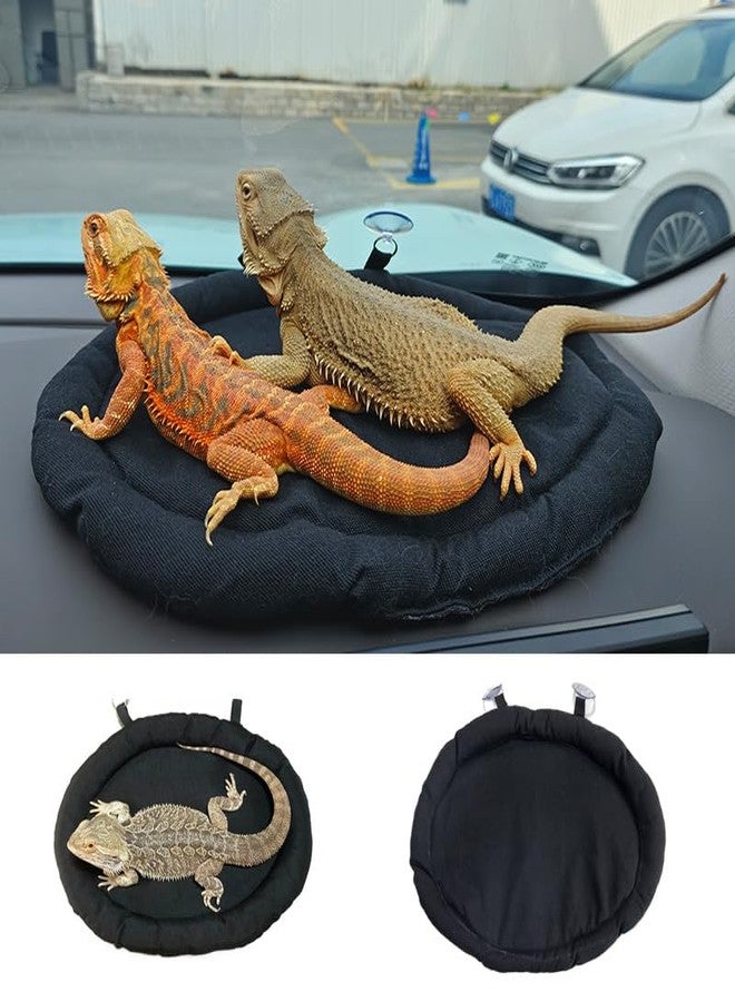 hokable Lizard 2-Way Sleeping mat Car/Landscape Tank Lizard car Hammock Small Animal Support Bed Suitable for Small Animals Hamsters Chinchillas mice Birds Mane Lion Lizards Kittens - Image 1